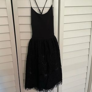 Black dress size xs
